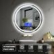 IREDA  Fürdőszobai tükör világítással 70 cm hangszóró