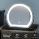 IREDA LED Asztali tükör érintésvezérléssel 35 x 40 cm