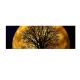 Dekoratív világító festmény MOON 30 x 90 cm