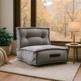 Ülőpárna 60 x 62 x 60 cm szürke