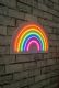 Dekoratív LED világítás szivárvány 50 x 26 x 2 cm