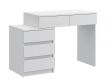 Iskolai íróasztal fehér fiókokkal gyerekszobába
