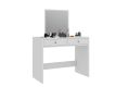 Sminkasztal sminktükörrel fehér 2 fiókkal