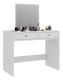 Sminkasztal sminktükörrel fehér 2 fiókkal