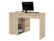 Számítógépes sarok íróasztal fiókkal