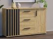 Komód fiókkal és fogantyúval 140 cm
