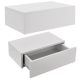 Függő éjjeliasztal 2 db  praktikus szett 46x30x15 fehér