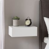 Függő éjjeliasztal 2 db  praktikus szett 46x30x15 fehér