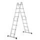 Alumínium összecsukható létra 3,6 m 4 részes 6 fokos 150 kg