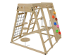 Gyerek beltéri fa  játszótér csúszdával összecsukható