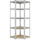Sarokpolc garázsba 5 polc 180 x 70 x 40–70 cm 875 kg