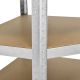 Sarokpolc garázsba 5 polc 180 x 70 x 40–70 cm 875 kg