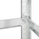 Sarokpolc garázsba 5 polc 180 x 70 x 40–70 cm 875 kg