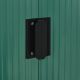 Kerti szerszámos fészer  267 x 181 cm sötétzöld