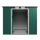 Kerti szerszámos fészer  267 x 181 cm sötétzöld