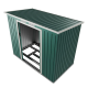 Kerti szerszámos fészer  267 x 181 cm sötétzöld