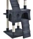 Macska kaparófa 170 cm ágyakkal házikókkal és oszlopokkal
