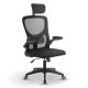 Ergonomikus irodai szék  fejtámlával fekete