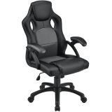 Ergonomikus irodai szék állítható háttámlával fekete