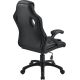 Ergonomikus irodai szék állítható háttámlával fekete