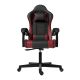 Ergonomikus gamer szék fekete/piros párnákkal