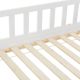 Gyerekágy rácsos 160 x 80 korlát/fiókkal fehér