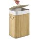 Bambusz szennyestartó kosár 72 l fedéllel és zsákkal