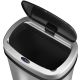 Automatikus érintésmentes hulladékgyűjtő 50 L ezüst
