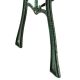 Kerti pad 122 cm fa és öntöttvas