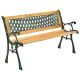 Kerti pad 122 cm fa/öntöttvas 2 személyes