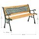 Kerti pad 122 cm fa/öntöttvas 2 személyes