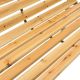 Kerti pad 120 cm fa/acél 2 személyes