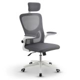 Ergonomikus irodai szék szürke/fehér hálós