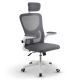 Ergonomikus irodai szék szürke/fehér hálós