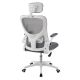 Ergonomikus irodai szék szürke/fehér hálós