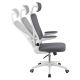 Ergonomikus irodai szék szürke/fehér hálós