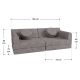 Designer moduláris gyerekkanapé 150 cm szürke