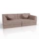Designer moduláris gyerekkanapé 150 cm púderbarna