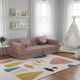 Designer moduláris gyerekkanapé 150 cm púderbarna