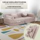 Designer moduláris gyerekkanapé 150 cm púderbarna