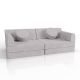 Design moduláris gyerek kanapé 150 cm világos bézs