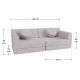 Design moduláris gyerek kanapé 150 cm világos bézs