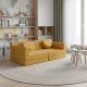 Designer moduláris gyerekkanapé 150 cm mustársárga