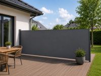 Kihúzható oldalsó árnyékoló 500 x 180 cm sötét szürke