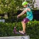 Gyerek freestyle roller lila/fekete
