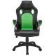 Ergonomikus irodai szék fekete/zöld állítható