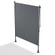 Erkély napellenző 150 x 228-316 cm UV védelemmel szürke