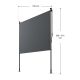 Erkély napellenző 150 x 228-316 cm UV védelemmel szürke