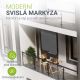 Erkély napellenző 150 x 228-316 cm UV védelemmel szürke