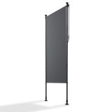 Erkély napellenző 100 x 228- 316 cm UV védelemmel szürke